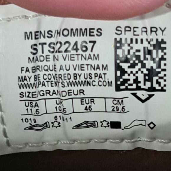 Sperry Men's Striper CVO Brown Leather Casual Shoe SIze 11.5 - Picture 13 of 13